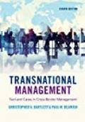 Transnational management : text, cases, and readings in cross-border management
