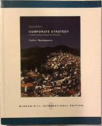 Corporate Strategy : A Resource - Based Approach