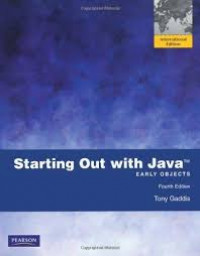 Starting Out With Java: Early Objects