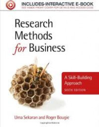 Research Methods for Business : A Skill Building Approach