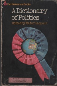 Image of A dictionary of politics
