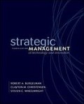 Strategic Management of Technology and Innovation