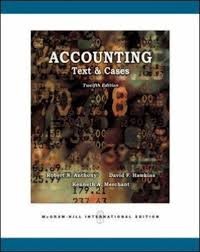 Accounting: Text and Cases