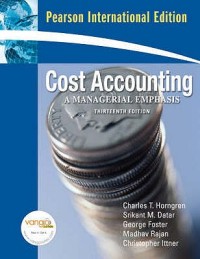 Image of Cost Accounting: A Managerial Emphasis 13th Ed