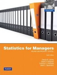 Image of Statistics for Managers using Microsoft Excel 6th.ed