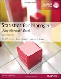 Statistics for Managers using Microsoft Excel 7th.Ed