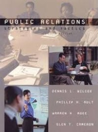 Image of Public relations : strategies and tactics