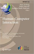 Human - Computer Interaction: Second IFIP TC13 Symposium, HCIS 2010 Held as Part of WCC 2010. Brisbane, Australia, September 20-23, 2010 Proceedings