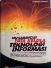 Image of Implementasi Tata Kelola Teknologi Informasi