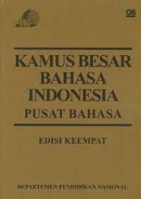 Image of Kamus besar bahasa Indonesia Pusat Bahasa