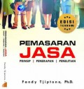 Pemasaran Jasa : Prinsip, Penerapan, Penelitian