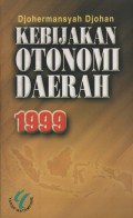 Kebijakan otonomi daerah 1999