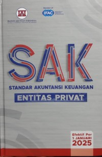 Standar Akuntansi Keuangan Entitas Privat Efektif Per 1 Januari 2025