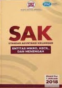 Image of Standar Akuntansi Keuangan Entitas Mikro, Kecil dan Menengah