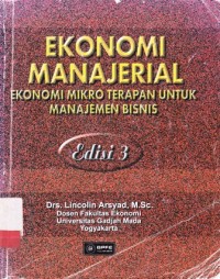 Image of Ekonomi manajerial : ekonomi mikro terapan untuk manajemen bisnis