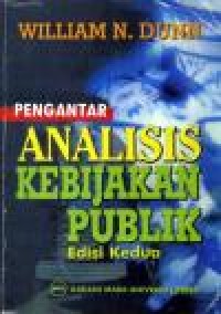 Image of Pengantar Analisis Kebijakan Publik