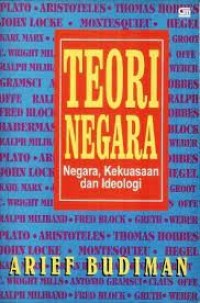 Image of Teori negara : negara, kekuasaan, dan ideologi