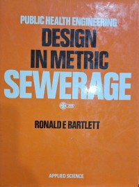Image of Sewerage: public health engineering-design in metric