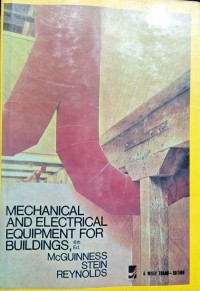 Image of Mechanical and electrical equipment for buildings