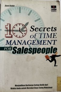Image of 10 Secrets of Time Management for Salespeople