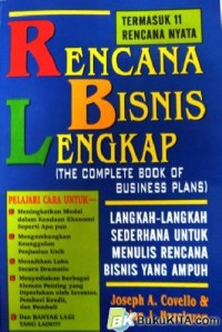 Image of Rencana Bisnis Lengkap (the Complete Book of Business Plans)