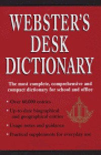 Image of Webster's desk dictionary